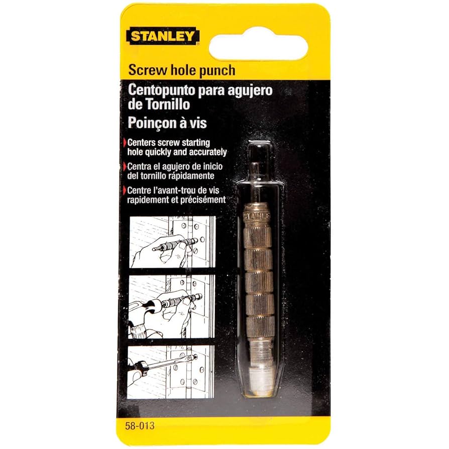Stanley 58-013 Self-Centering Screw Hole Punch : Amazon.ca